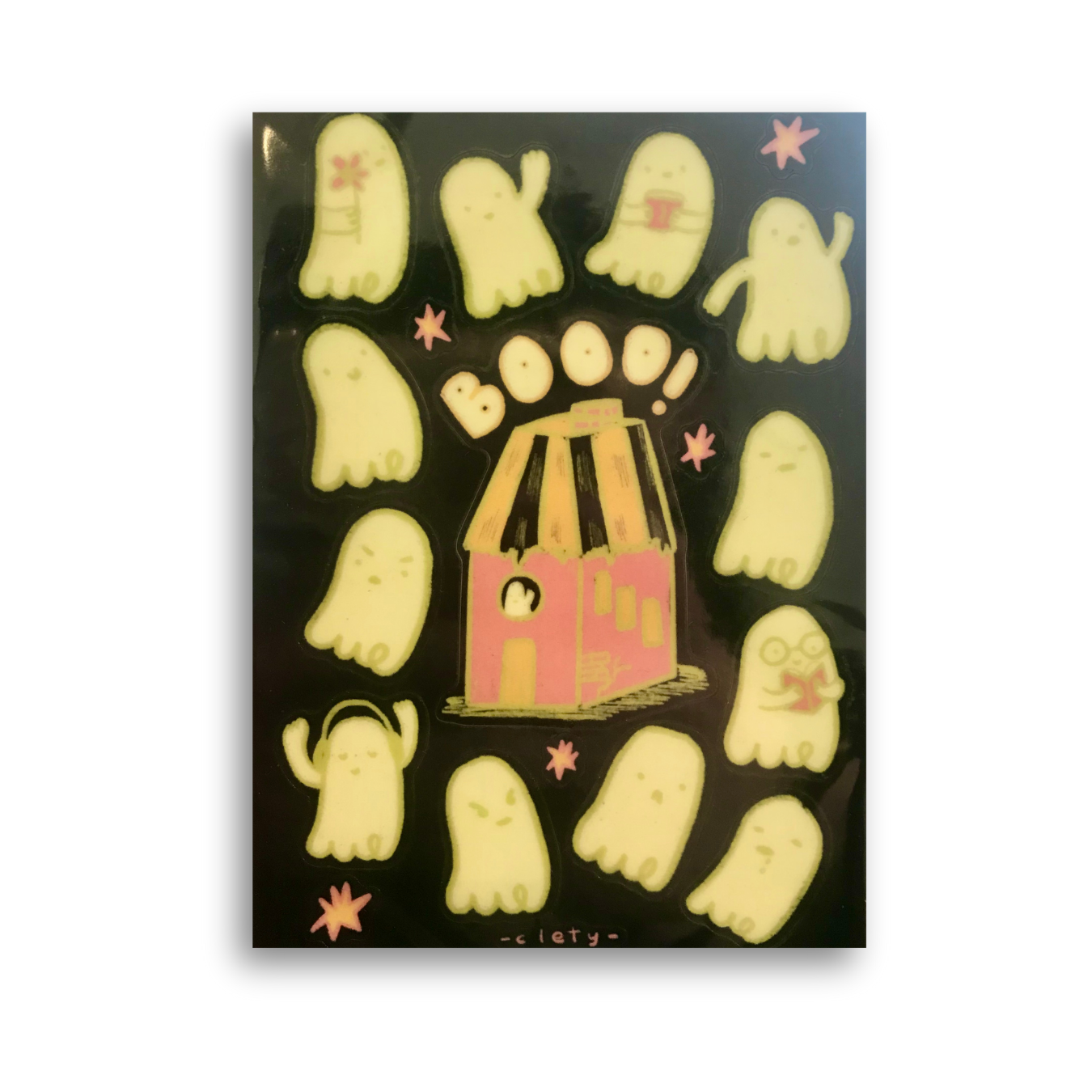 Planilla fantasma "glow" Leticia Ramírez