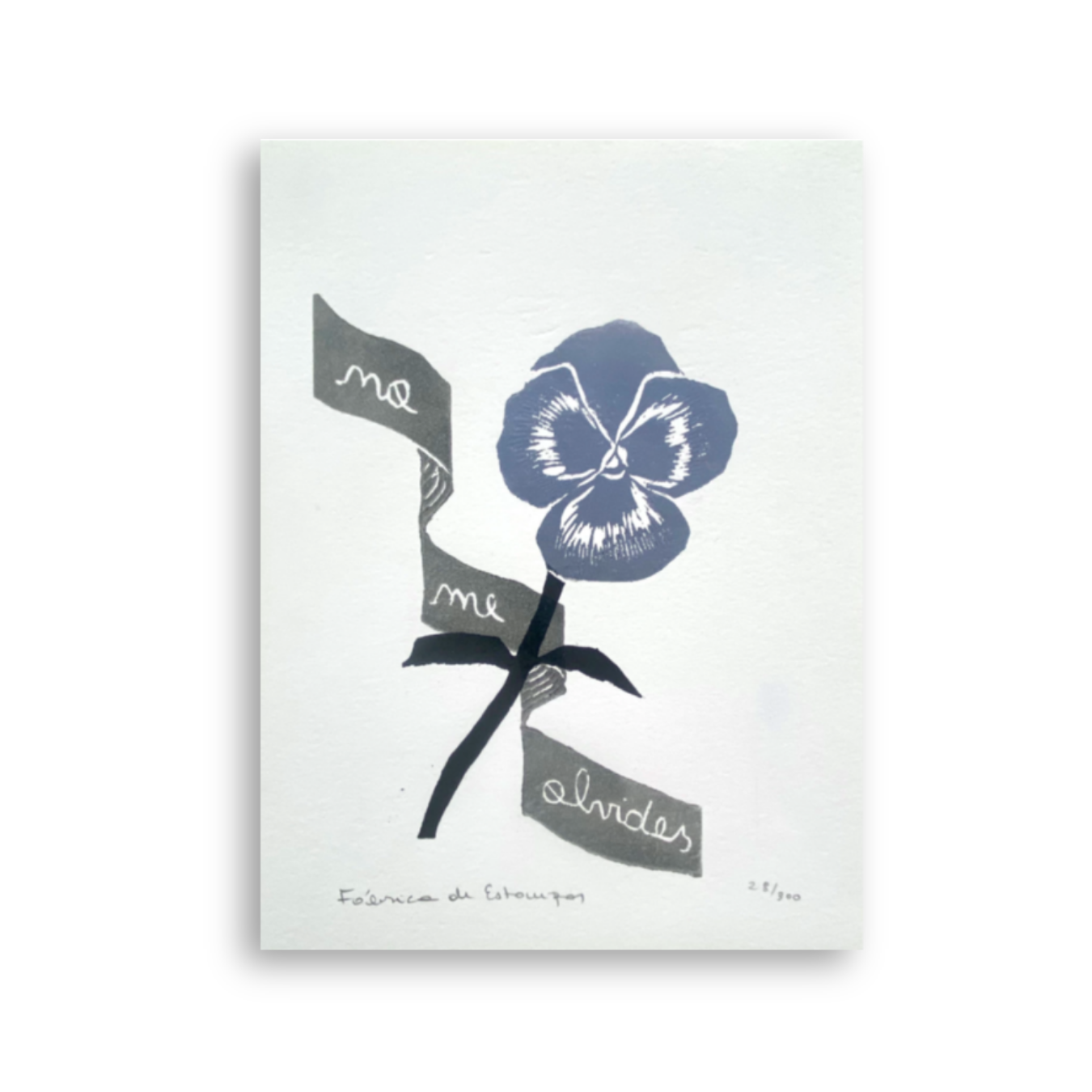 Flores no me olvides Print Fabrica de estampas