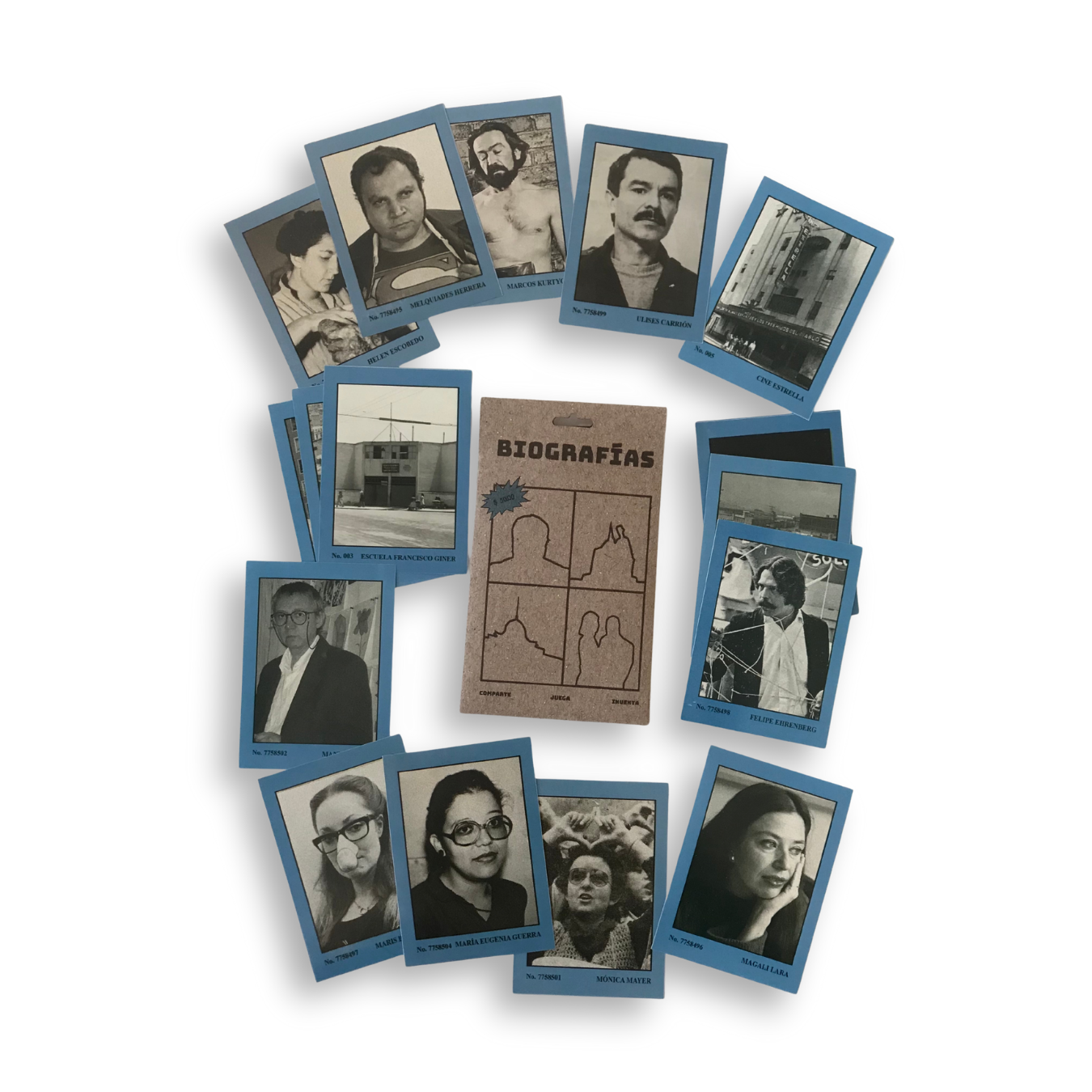 Biografías de papelería