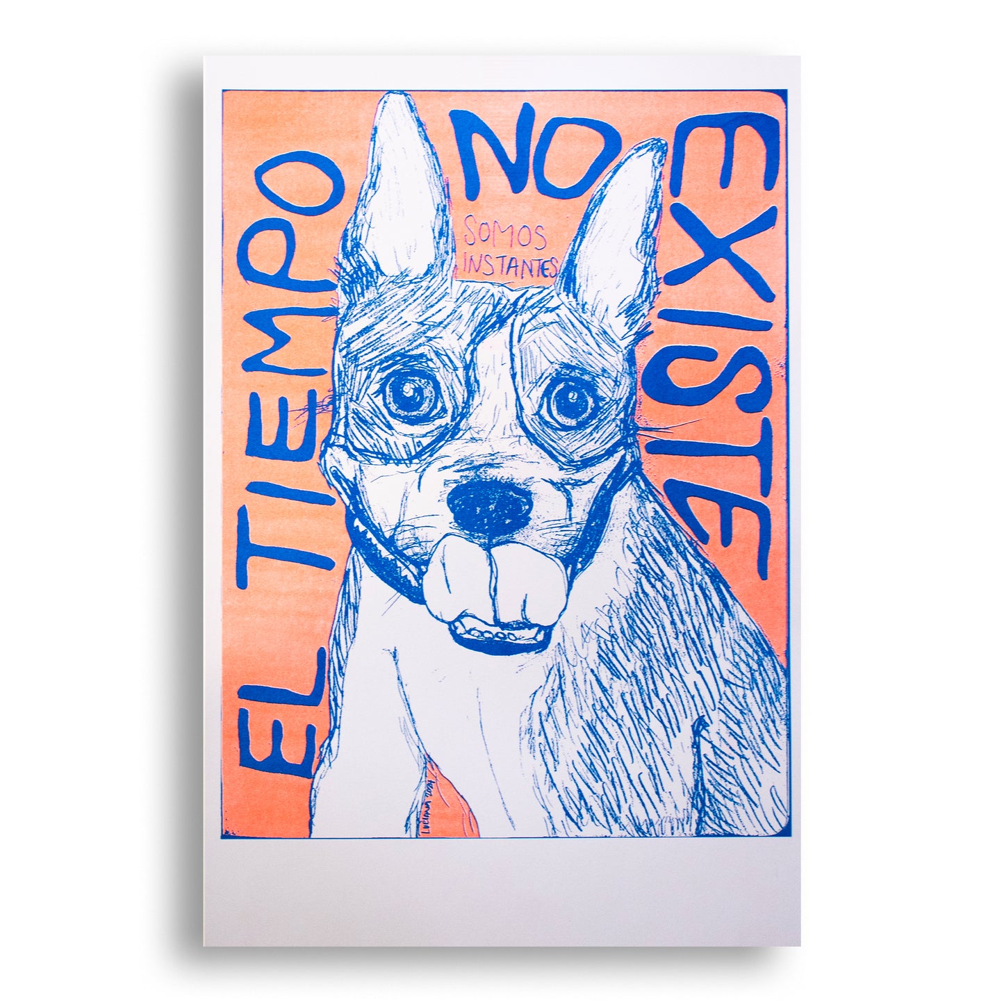 Poster perro El tiempo no existe