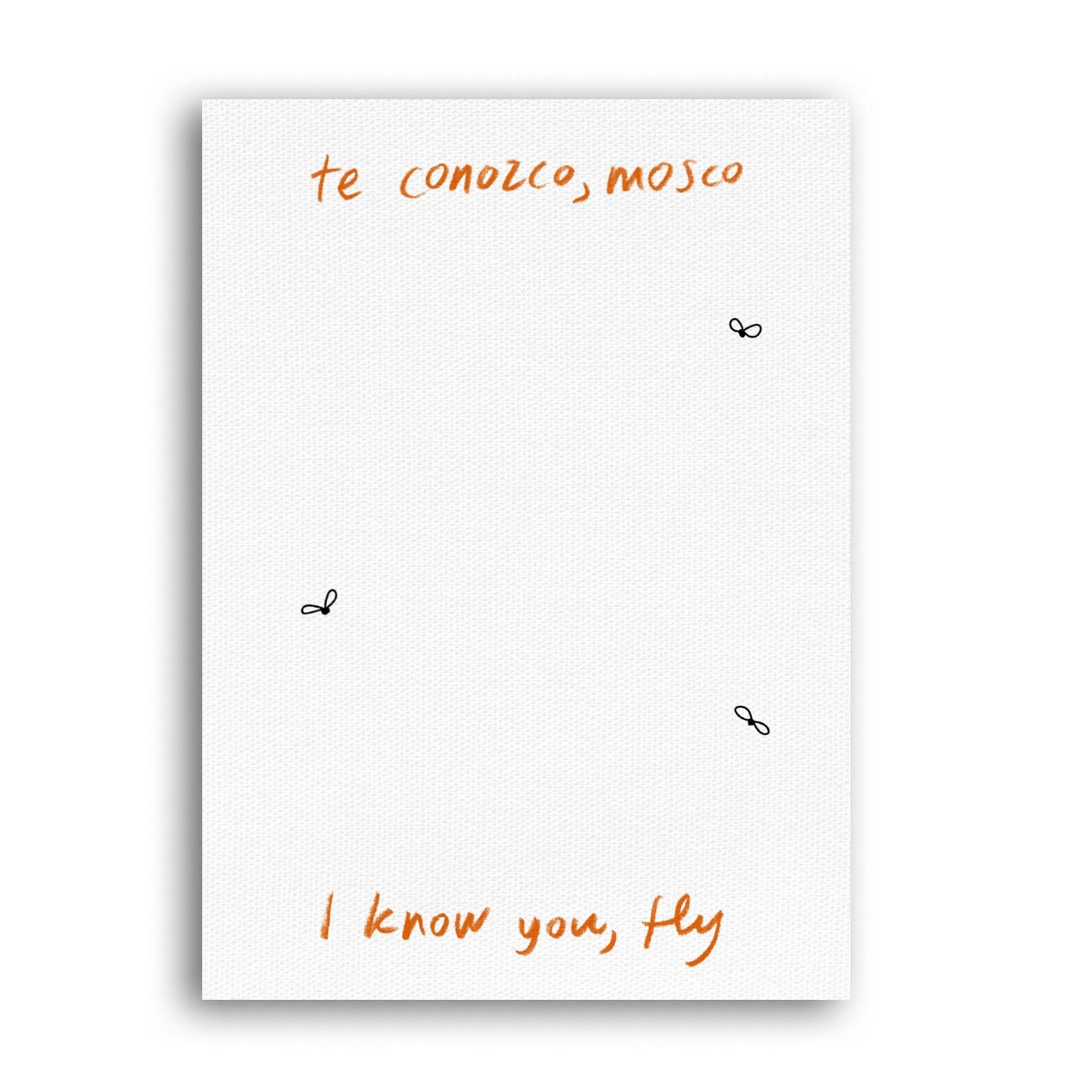 Te conozco, mosco / I know you, fly