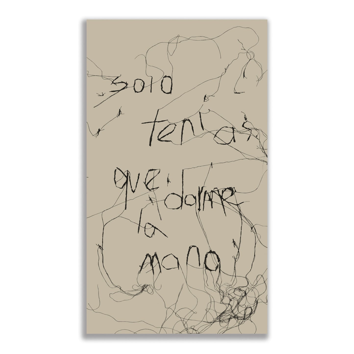 Solo tenías que darme la mano