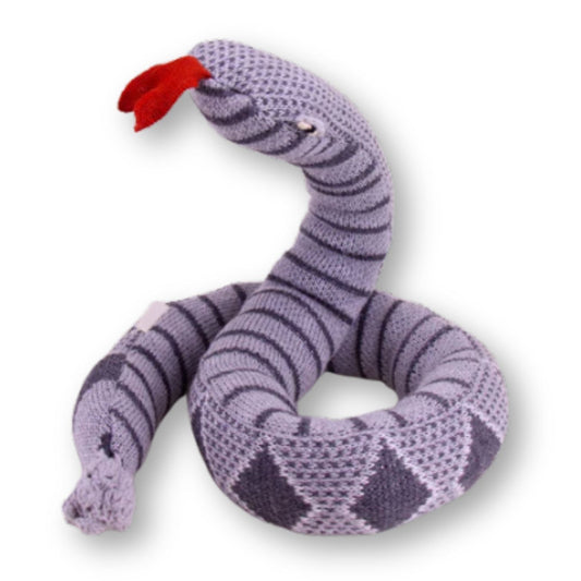 Serpiente peluche tejido