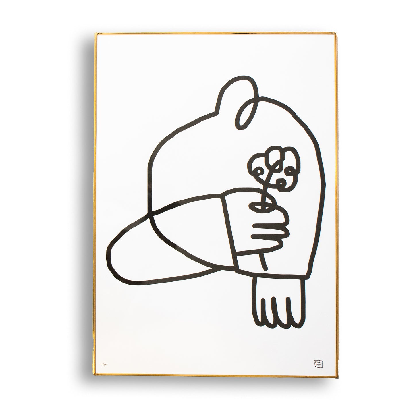 Flatboy Pieza Enmarcada Metal